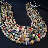 Authentic Ancient Islamic Roman Era Beads Strand wholesale Roman glass 7 Strands